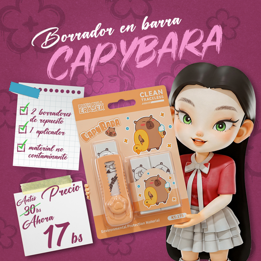 Borrador en Barra Capibara y Labubu