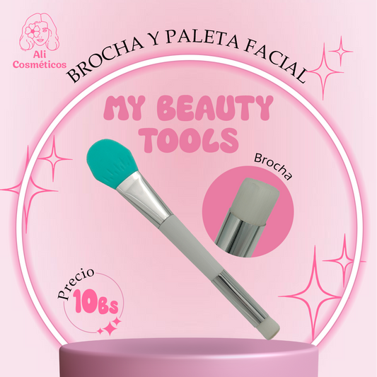 Brocha y Paleta Facial My Beauty Tools