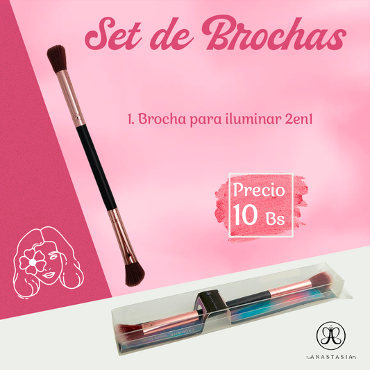 Brocha para Iluminar 2 en 1 Anastasia