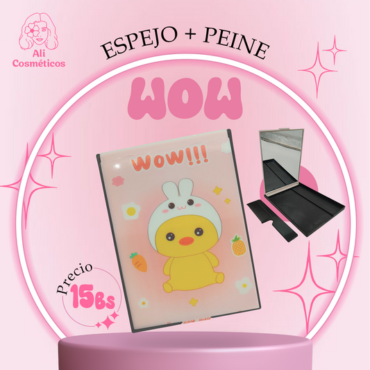 Espejo+peine Wow