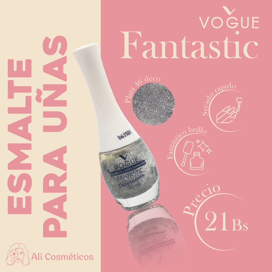 Esmalte para Uñas Fantastic Plata Vogue
