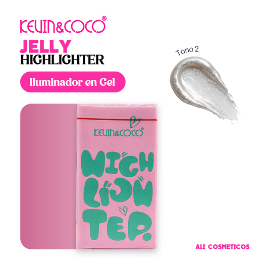 Iluminador en Gel Jelly Highlighter Kevin y Coco