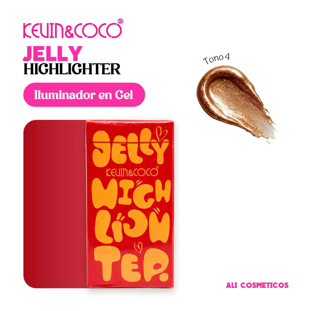 Iluminador en Gel Jelly Highlighter Kevin y Coco