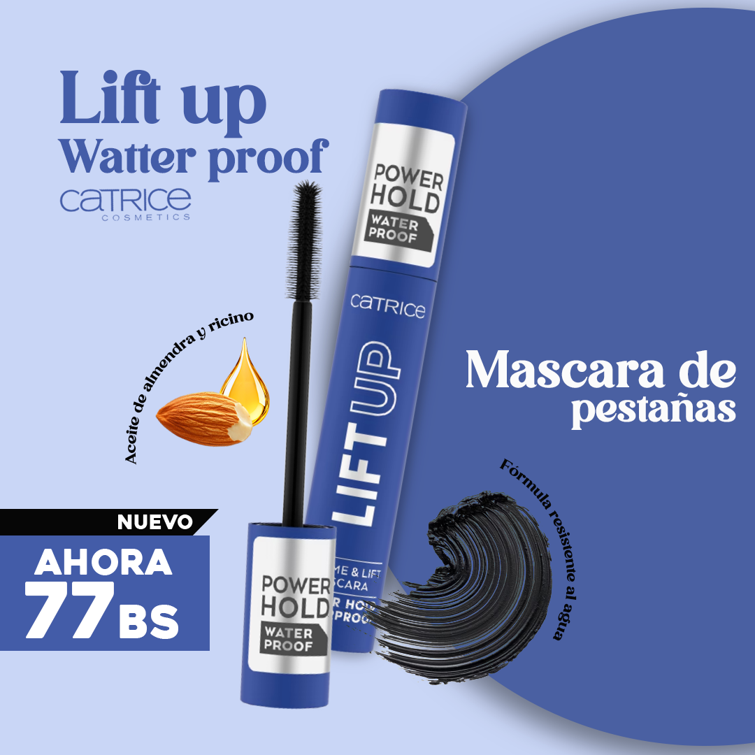 Mascara para Pestañas Lift Up Resistente al Agua Catrice