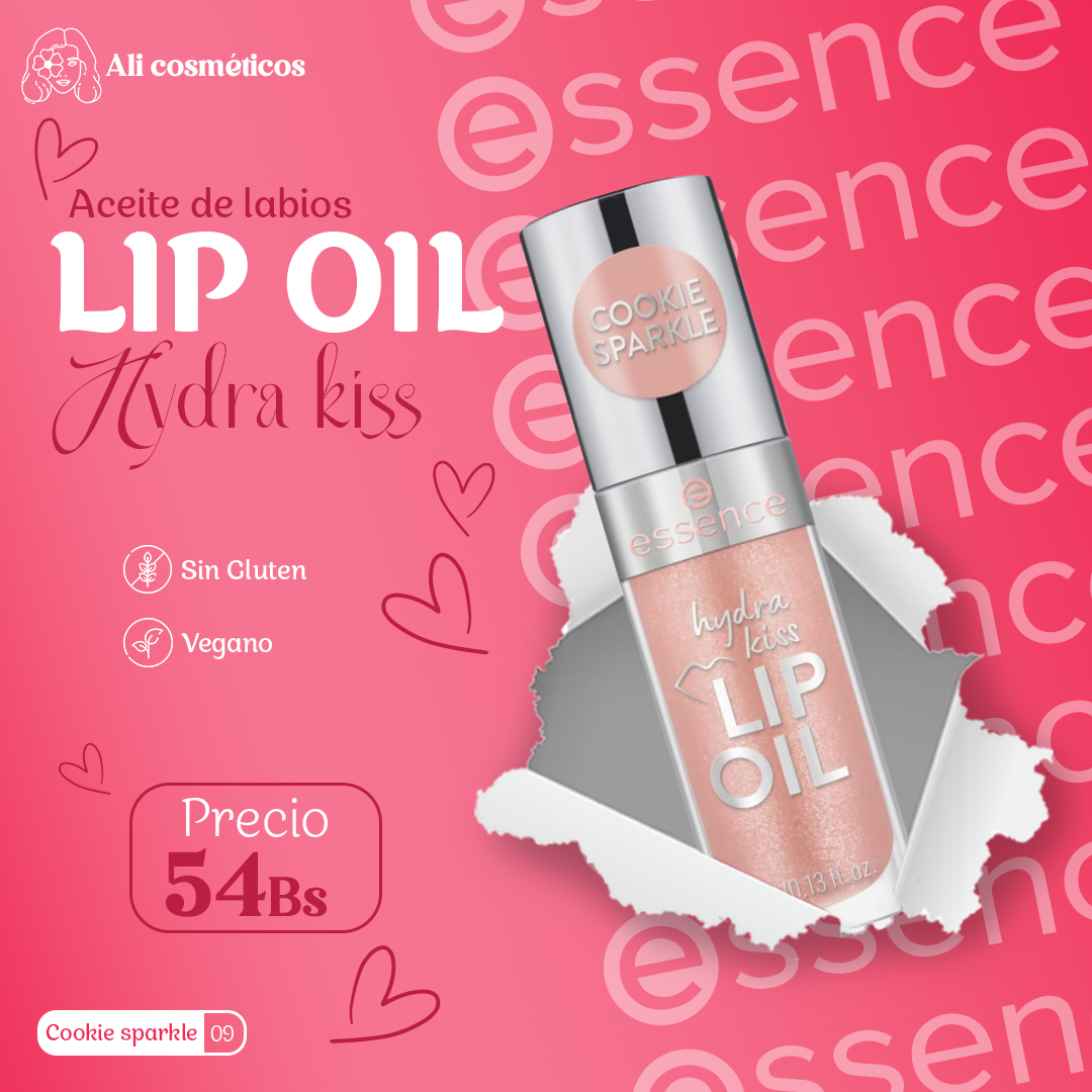 Aceite para Labios Hydra Kiss Cookie Sparkle Essence