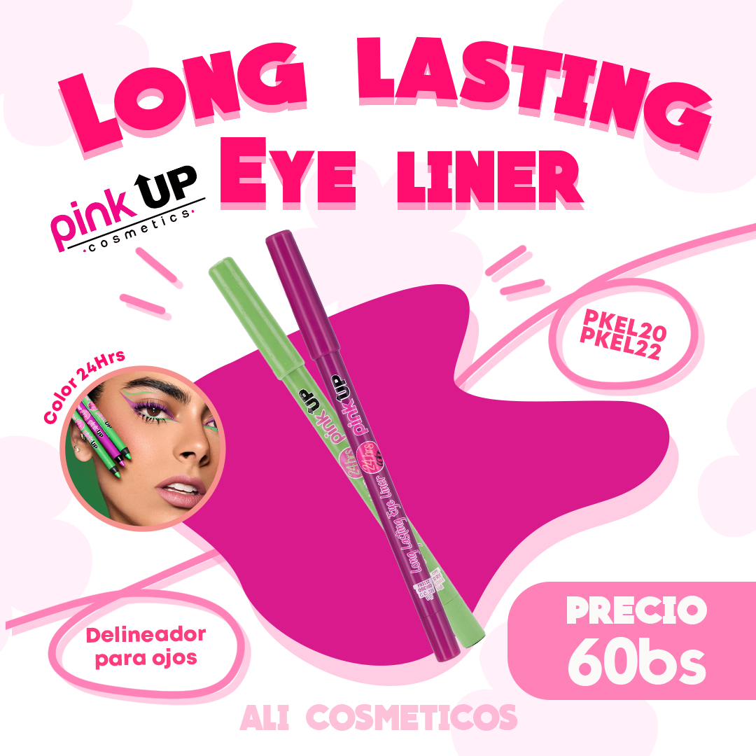 Delineador Long Lasting Pink Up