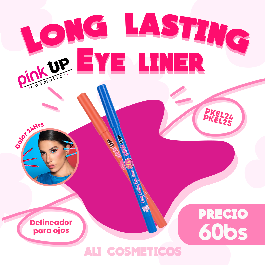 Delineador Long Lasting Pink Up