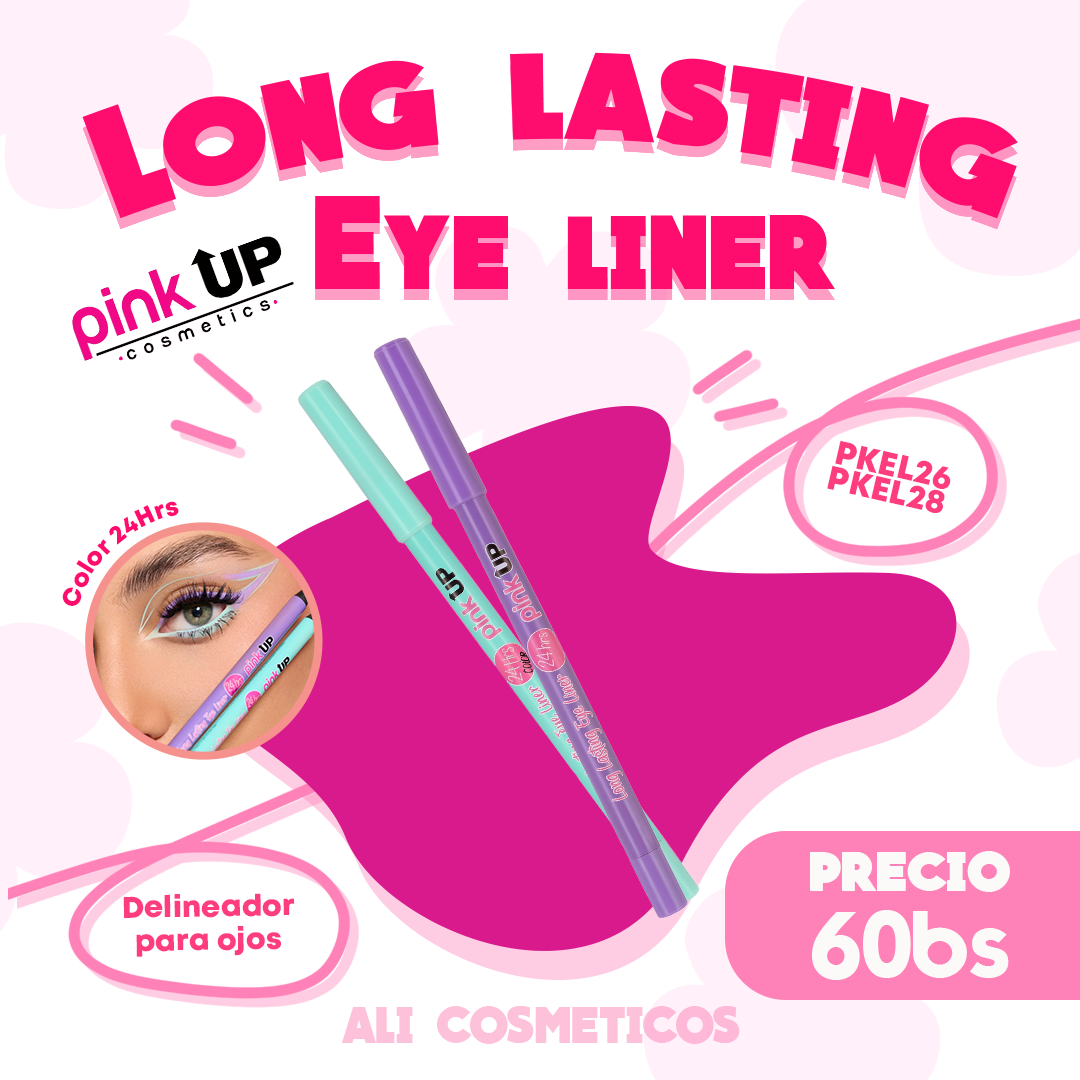 Delineador Long Lasting Pink Up