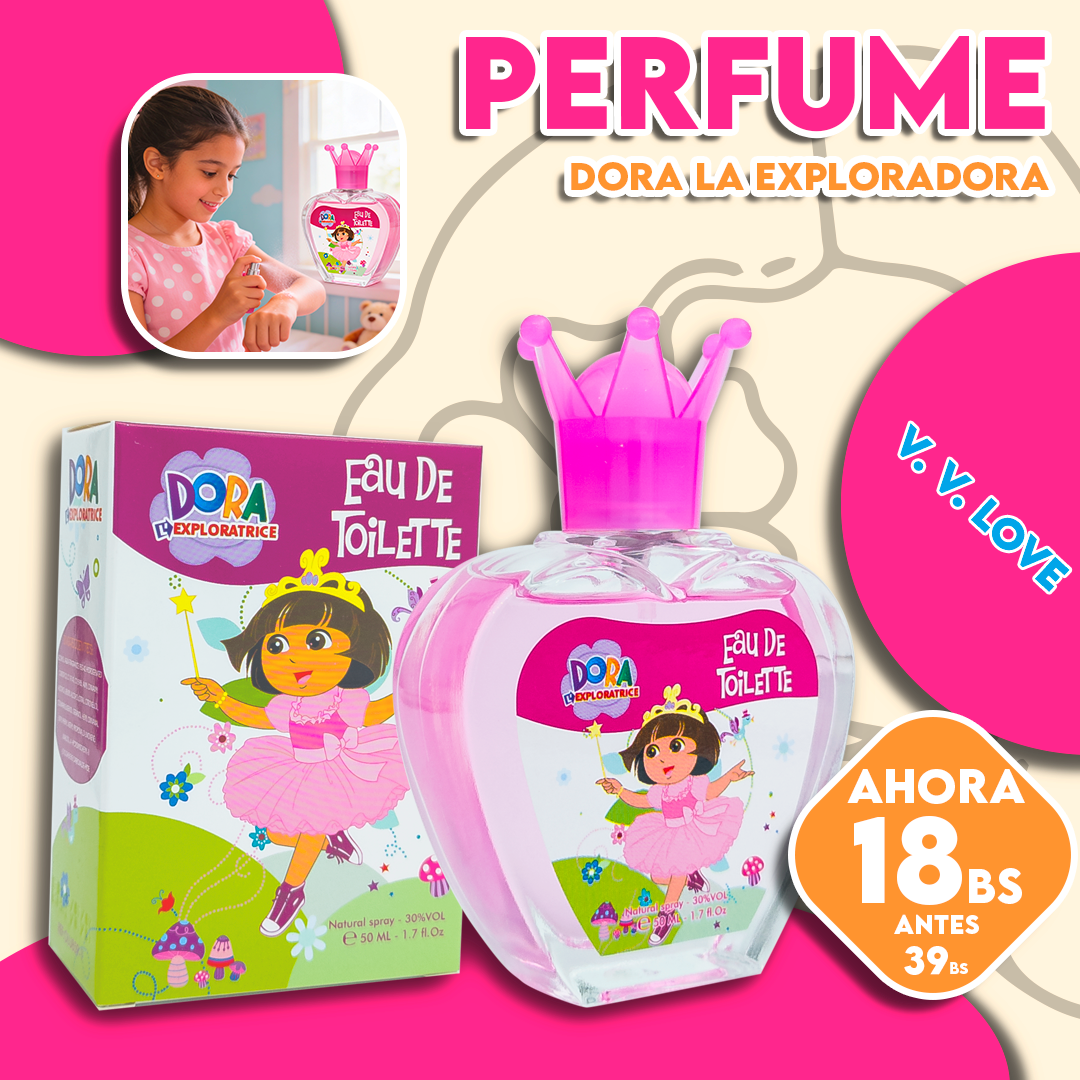 Perfume Infantil Dora la Exploradora V.V. Love