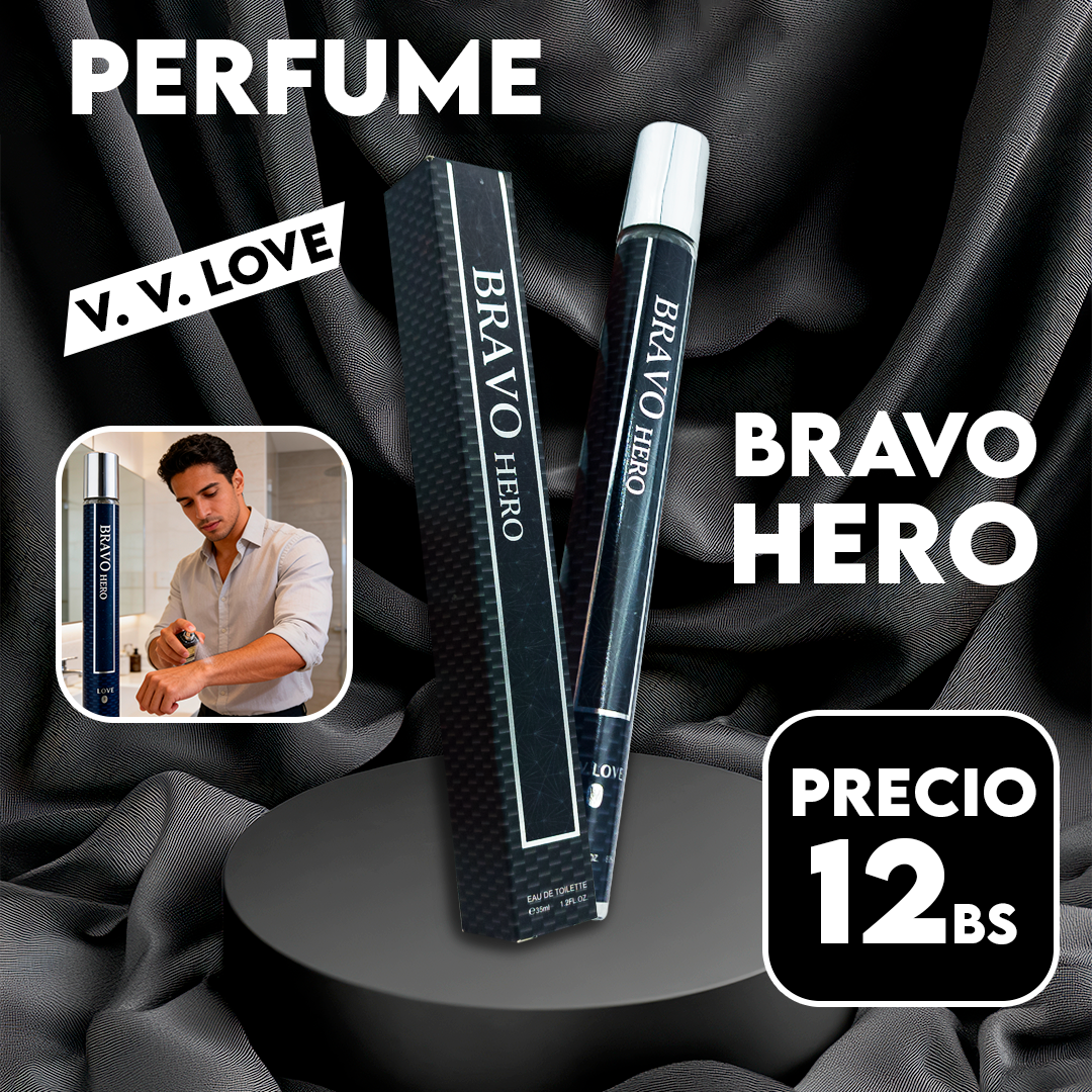 Perfume Masculino Bravo Hero V.V. Love