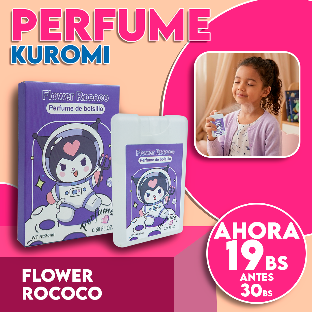 Perfume Infantil de Bolsillo Sanrio Flower Rococo