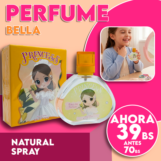 Perfume Infantil Princesas Natural Spray