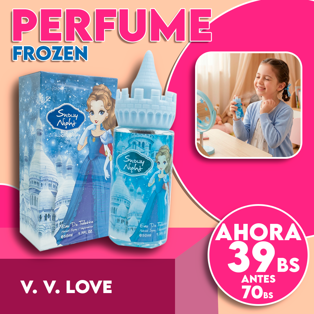 Perfume Infantil Frozen y Rapunzel Natural Spray