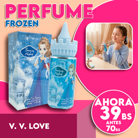 Perfume Infantil Frozen y Rapunzel Natural Spray