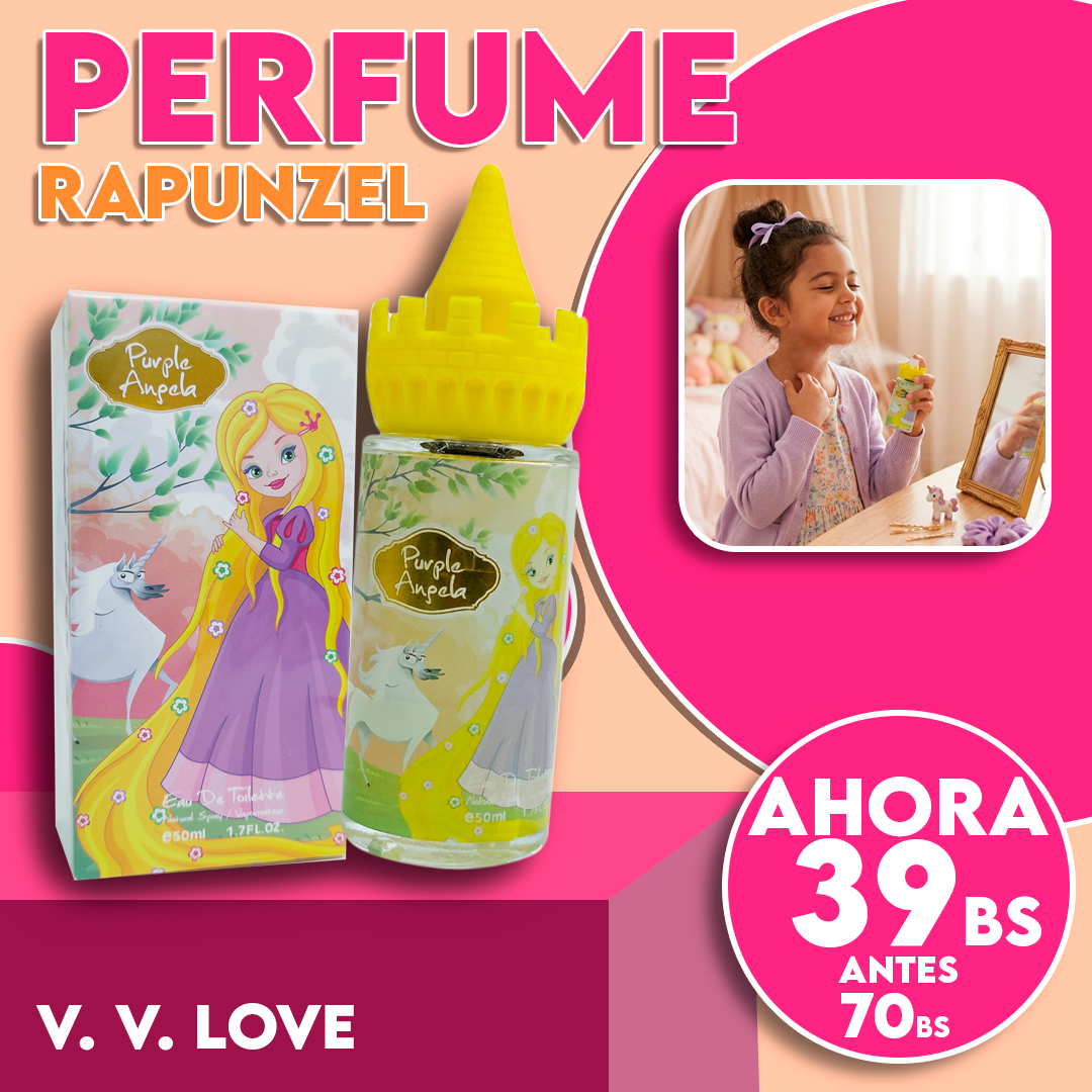 Perfume Infantil Frozen y Rapunzel Natural Spray