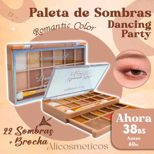 Paleta de Sombras para Ojos Dancing Party Romantic Color