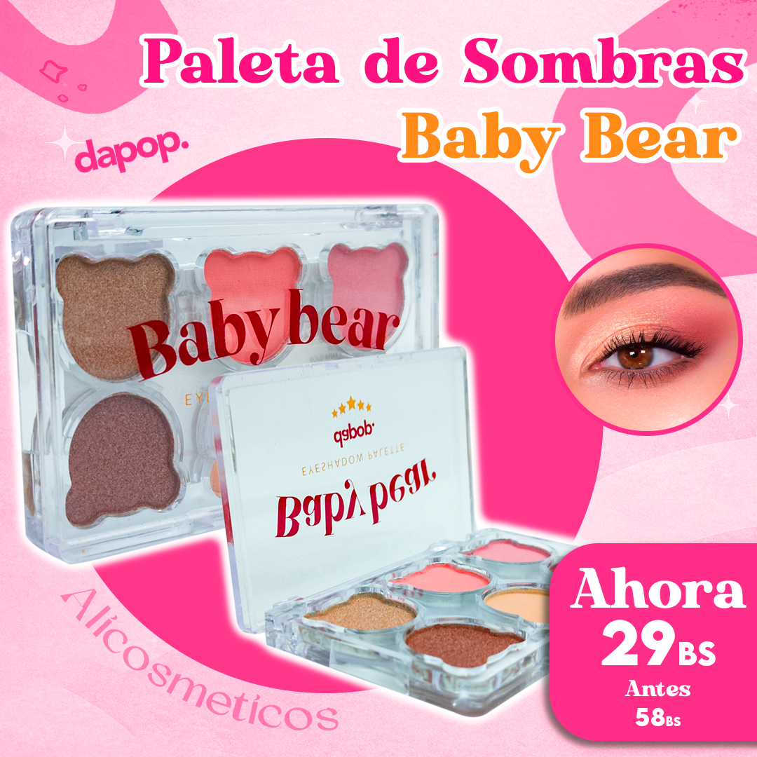 Paleta de Sombras para Ojos Baby Bear Dapop