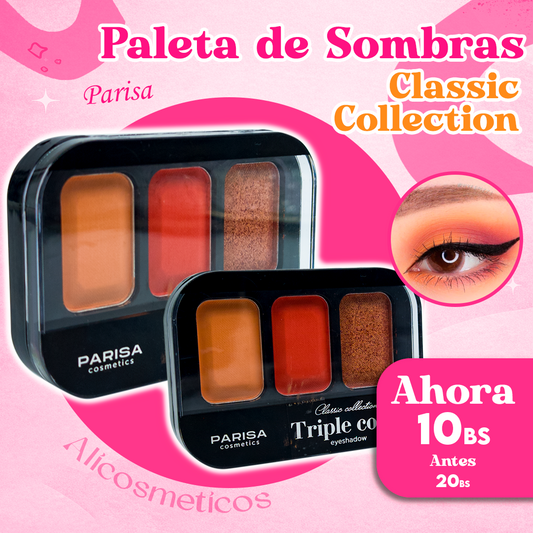 Paleta de Sombras para Ojos Classic Collection parisa