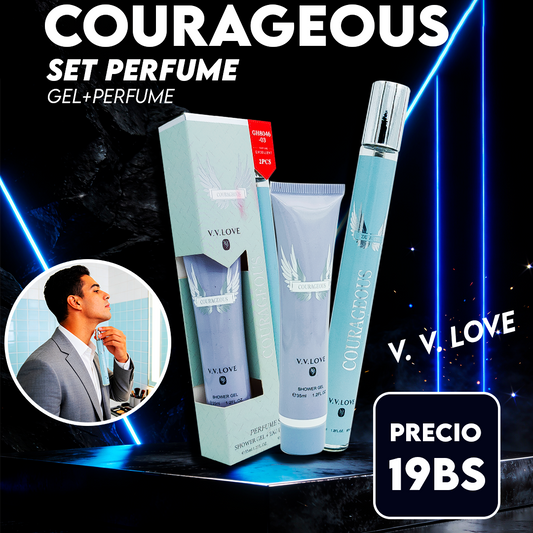 Set de Perfume Masculino Courageous V.V. Love