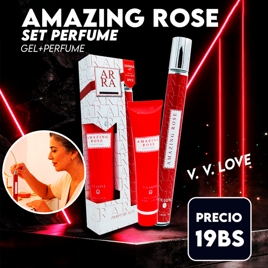 Set de Perfume Femenino Amazing Rose V.V. Love