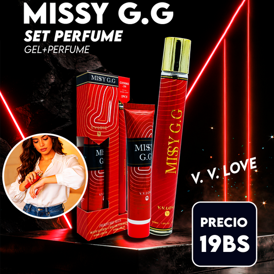Set de Perfume Femenino Missy G.G. V.V. Love