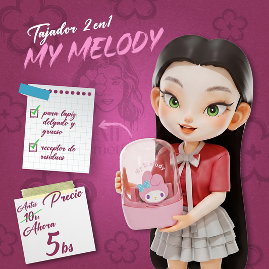 Tajador My Melody 2 en 1