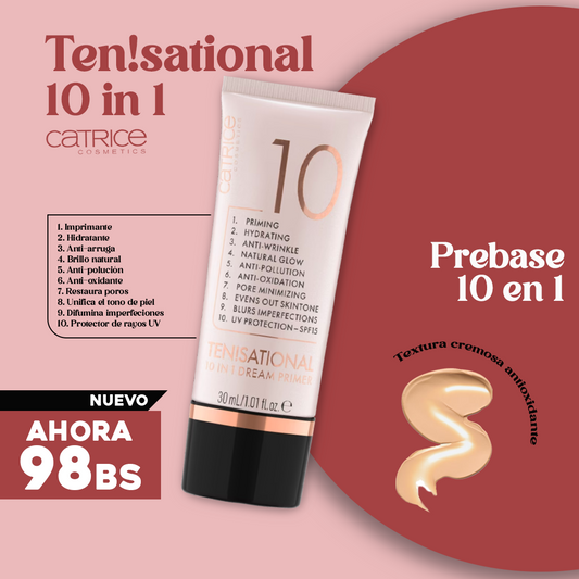 Pre Base de Maquillaje Ten!sational 10 en 1 Catrice