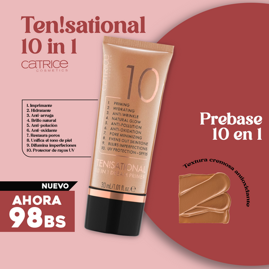Pre Base de Maquillaje Ten!sational 10 en 1 Catrice
