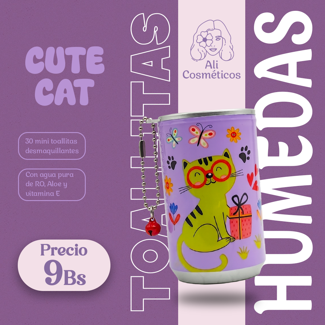 Toallitas Húmedas Mini Lata Cute