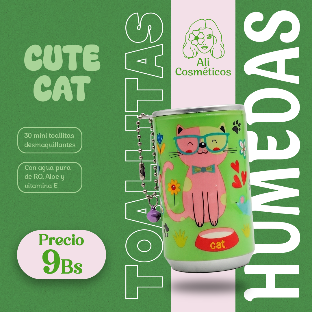 Toallitas Húmedas Mini Lata Cute
