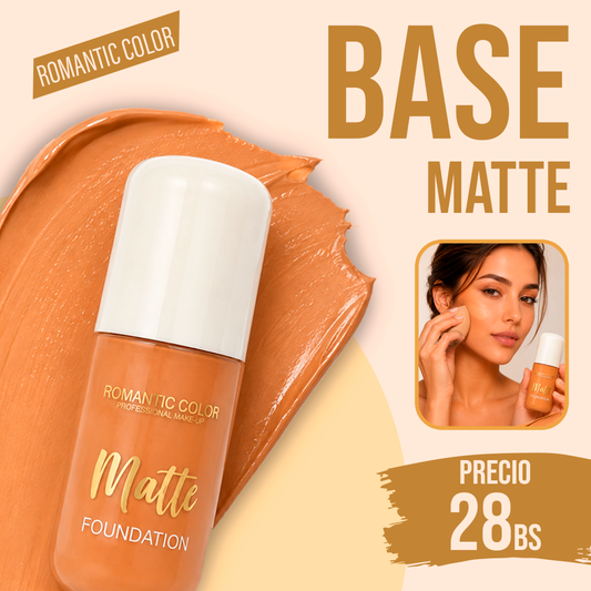 Base de Maquillaje Matte Romantic Color