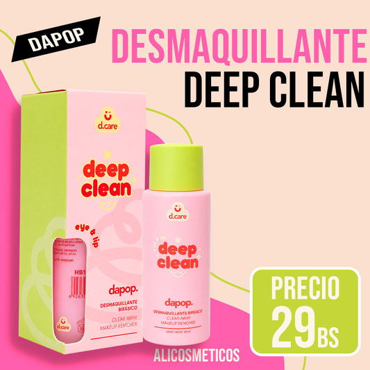 Desmaquillante Deep Clean Dapop