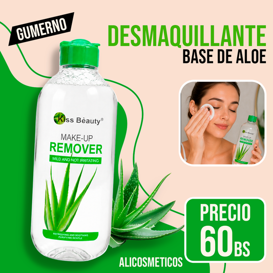 Desmaquillante base de Aloe Kiss Beauty