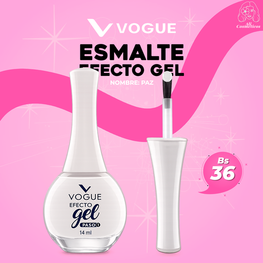 Esmalte para Uñas Efecto Gel Paz
